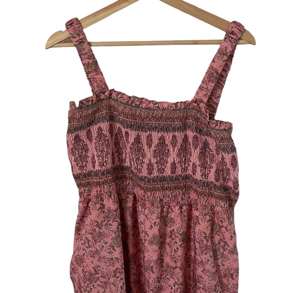 NWT Davi & Dani pink smocked jumpsuit - Picture 3 of 5